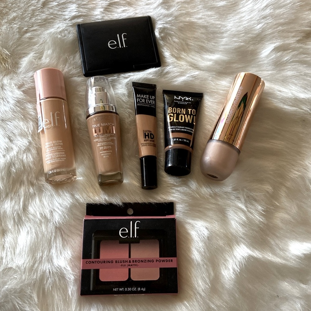 Huge bundle of foundation/contouring/bronzer- mixed brands!